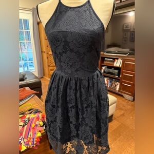 Abercrombie & Fitch Black Halter Sundress Cocktail